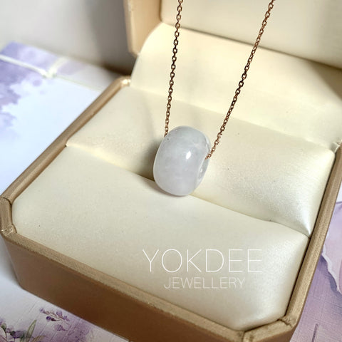 A-Grade Natural Light Lavender Jadeite Barrel No.172703