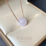 A-Grade Natural Lilac Jadeite Barrel No.172697