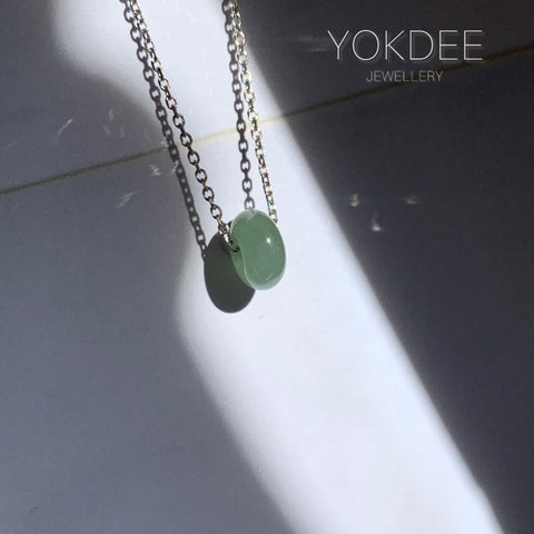 A-Grade Natural Green Blue Jadeite Barrel No. 220606