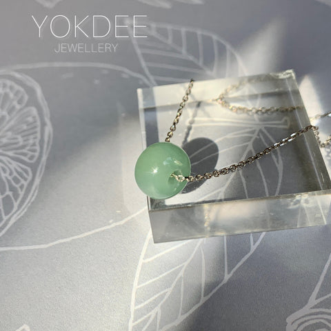 SOLD OUT: A-Grade Natural Green Blue Jadeite Barrel No. 220604