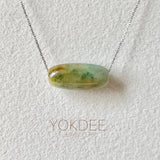 A-Grade Natural Earthy Tone Jadeite Barrel No. 220390