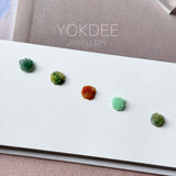 A-Grade Natural Multi-Colour Jadeite Rose Link Bracelet No.190506