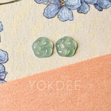 2.76cts Icy A-Grade Natural Frangipani Jadeite Pair No.180875