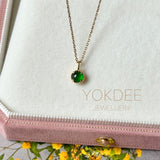 Icy A-Grade Imperial Green Jadeite Petite Dolly Pendant No.172998