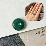 Icy A-Grade Natural Dark Blue Jadeite Mini Donut No.130522