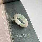 17.5mm A-Grade Natural Tri-Colour Jadeite Ring Band No: 161451