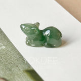 A-Grade Bluish Green Jadeite Rat Pendant No. 172944
