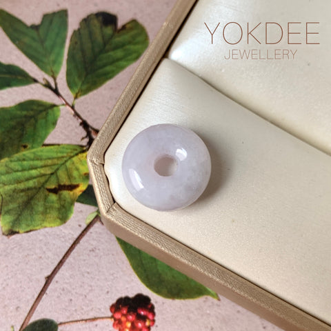 A-Grade Natural Lilac Jadeite Bagel No.172883
