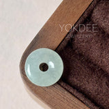 A-Grade Natural Light Green Jadeite Bagel Piece No. 172955