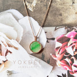 A-Grade Moss On Snow Jadeite Pendant (Moonlight) No.172145