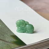 A-Grade Green Jadeite Goat Pendant No. 220370