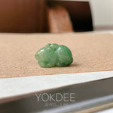 A-Grade Imperial Green Jadeite Rabbit Pendant No. 172964