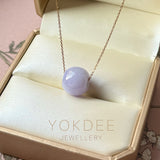 A-Grade Natural Lavender Jadeite Barrel No.172681