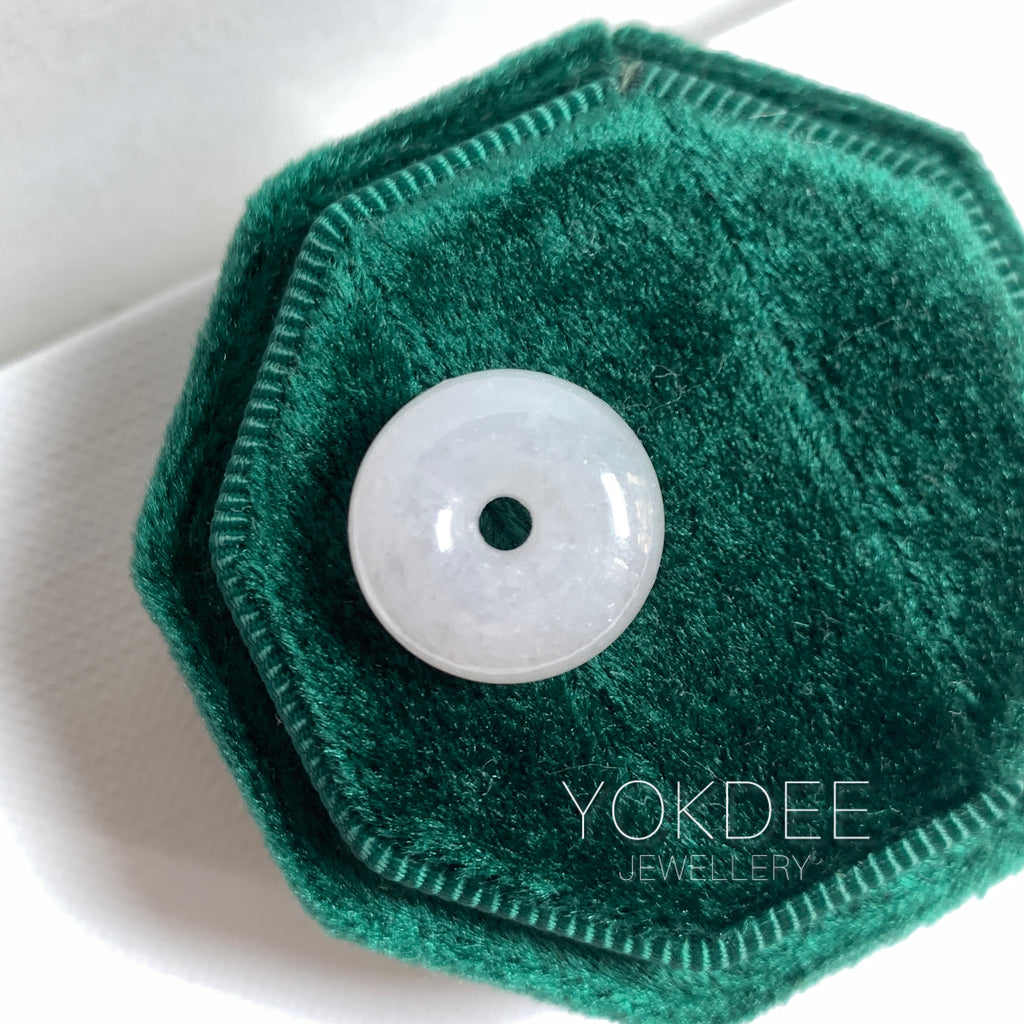 A-Grade Natural Lilac Jadeite Bagel Piece No. 171601