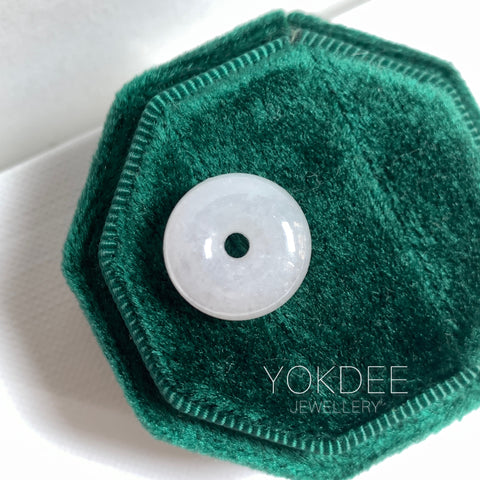 A-Grade Natural Lilac Jadeite Bagel Piece No. 171601