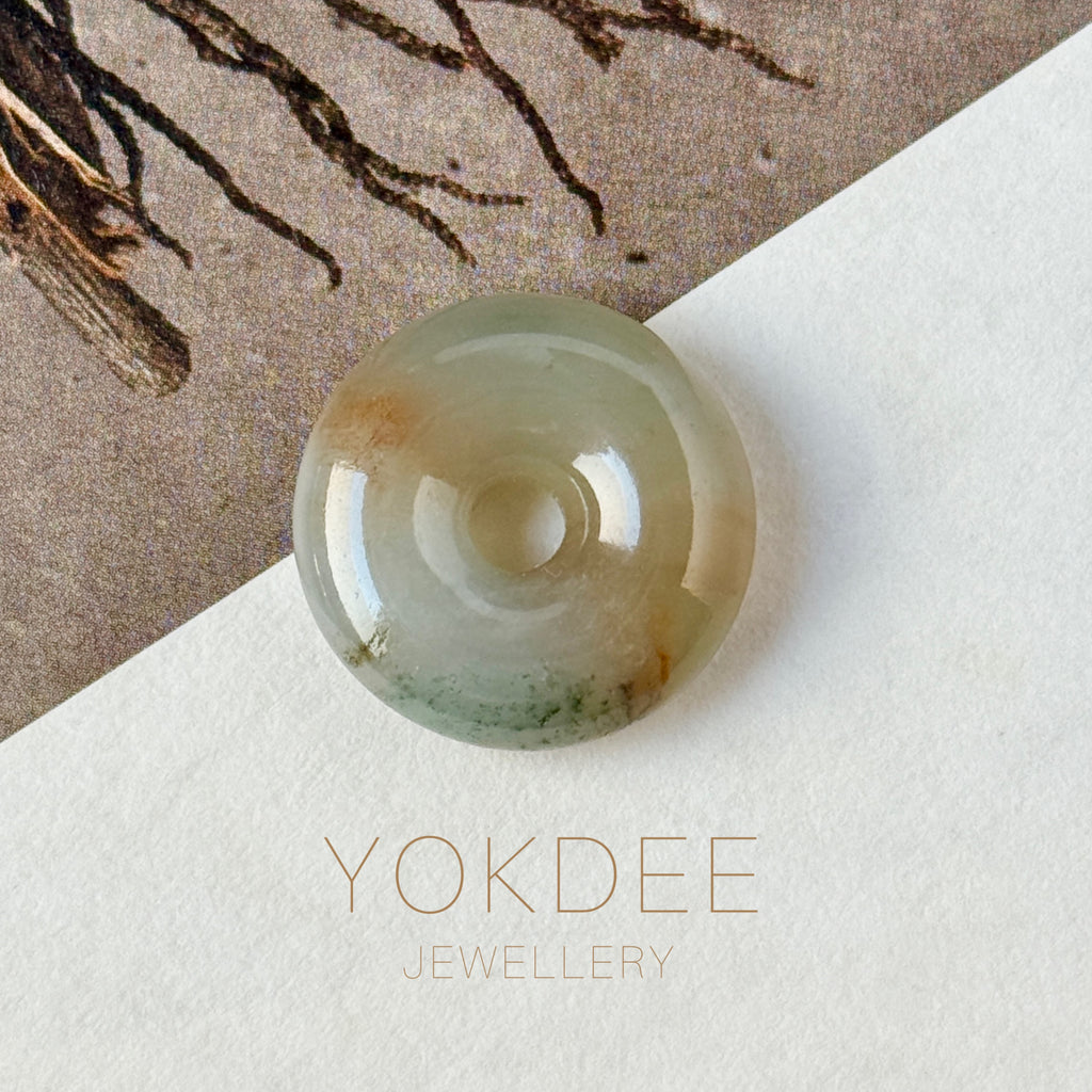 A-Grade Natural Multi-Colour Jadeite Bagel No.172775