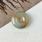 A-Grade Natural Multi-Colour Jadeite Bagel No.172775