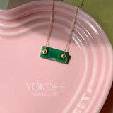 A-Grade Natural Imperial Green Jadeite Tag Pendant No. 172975