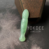 A-Grade Natural Green Jadeite Goddess of Mercy Pendant No.170794