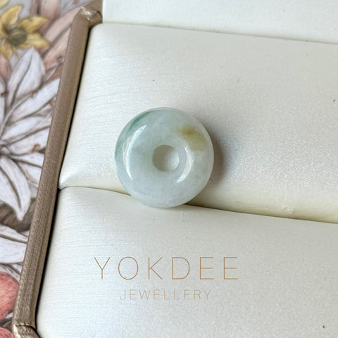 A-Grade Natural Multi-colour Jadeite Bagel Piece No. 172654