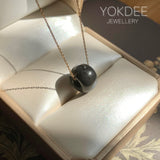 A-Grade Natural Black Jadeite Barrel No.172701