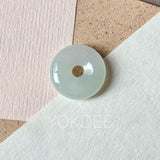 A-Grade Natural Light Lavender Light Apple green Jadeite Bagel Piece No. 172962