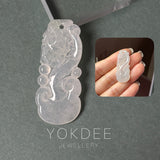 Icy A-Grade Jadeite Ruyi Pendant No. 171909