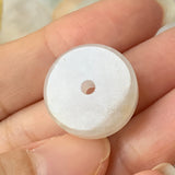 A-Grade Natural Lavender Jadeite Donut Pendant No.171767