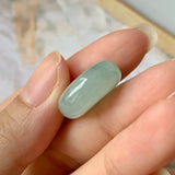 A-Grade Natural Light Green Jadeite Donut Pendant No.171769