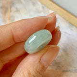 A-Grade Natural Light Green Jadeite Donut Pendant No.171769
