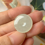 A-Grade Natural Light Green Jadeite Donut No.171768
