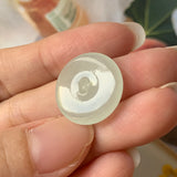 A-Grade Natural Light Green Jadeite Donut No.171768