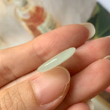 A-Grade Natural Light Green Jadeite Donut No.171768