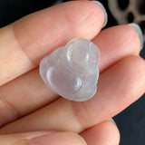 Icy A-Grade Type A Natural Lilac Jadeite Jade Buddha Pendant No.170394