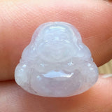 Icy A-Grade Type A Natural Liliac Jadeite Jade Mini Buddha Pendant No.170396