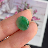 3.60ct A-Grade Natural Green Jadeite Oval Cabochon No.220446
