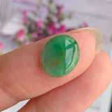 3.60ct A-Grade Natural Green Jadeite Oval Cabochon No.220446