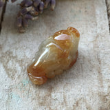 A-Grade Jadeite Three Legged Toad Pendant No.170049