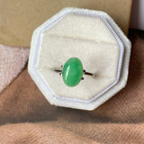 SOLD OUT: 2.50 cts A-Grade Natural Apple Green Jadeite Cabochon No.130345