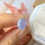 2.5 cts A-Grade Natural Bluish Lavender Jadeite Cabochon No.130237