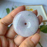 A-Grade Natural Jadeite Donut Pendant No.220573