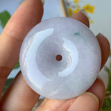 A-Grade Natural Jadeite Donut Pendant No.220573