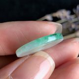 A-Grade Natural Moss on Snow Jadeite Donut No.170592