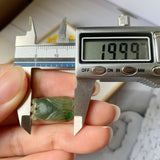 A-Grade Natural Brownish Yellow Jadeite Cicada Pendant No.220350