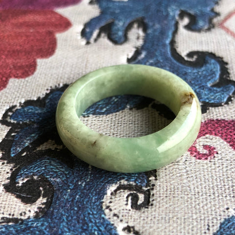 A-Grade Type A Natural Jadeite Jade Abacus Ring No.161320 & 161321