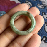 A-Grade Type A Natural Jadeite Jade Abacus Ring No.161320 & 161321