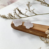 3.40ct A-Grade Natural Lavender Jadeite Clover Pair No.180372
