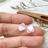 3.40ct A-Grade Natural Lavender Jadeite Clover Pair No.180372