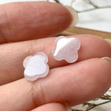 3.40ct A-Grade Natural Lavender Jadeite Clover Pair No.180372