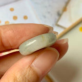 A-Grade Natural Yellowish Green Jadeite Donut No.220578